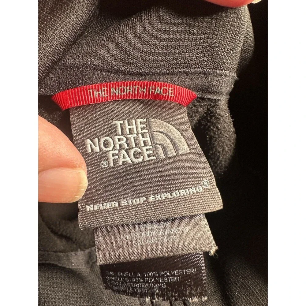 The North Face Quarter Zip Long Sleeve Pullover Jacket Black Men’s Size XL
